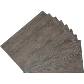 Acoustic Ceiling Products 53000 Palisade 25.6"L x 14.8"W Vinyl Wall Tile, Ashen Slate, 8 Pack image.