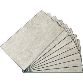 Acoustic Ceiling Products 53006 Palisade 25.6"L x 14.8"W Vinyl Wall Tile, Wind Gust, 8 Pack image.