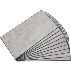 Acoustic Ceiling Products 53506 Palisade 23.2"L x 11.1"W Vinyl Wall Tile, Wind Gust, 10 Pack image.