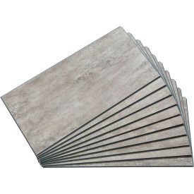 Acoustic Ceiling Products 53509 Palisade 23.2"L x 11.1"W Vinyl Wall Tile, Adobe Drift, 10 Pack image.