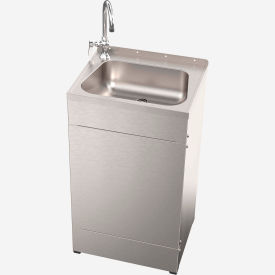 Acorn Engineering Co. EPS1015-CS-F40 Acorn Eco Portable Sink, Hose In, Hose Out, 22 Gauge, Type 304 Stainless Steel, #4 Satin Finish image.