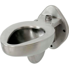 Acorn Engineering Co. R2100-T-1 Acorn R2100-T-1 Blowout Jet Wall Mounted Toilet  W/Top Spud, Stainless Steel Finish image.