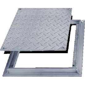 Acudor Products, Inc FD80602424 Acudor 24x24 Aluminum Diamond Plate Floor Door - No Hinge image.