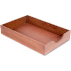 Advantus Corp. CW07222 Carver® Legal Size Wood Desk Tray, Walnut image.