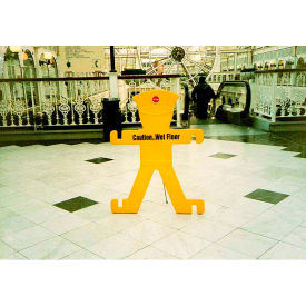 Addgards Ltd MM1 The Minder Barrier Sign With Stand, 40-1/2"H x 31"W, MM1 image.