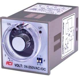 Advance Controls Inc. 104214 Advance Controls 104214 Multi-Function/Range/Voltage Sec./Min. Timer, 11 pin, DPDT image.