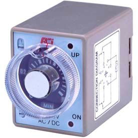 Advance Controls Inc. 104220 Advance Controls 104220 Multi-Range / Voltage / On-Delay Sec. / Min. Timer / 8 pin / DPDT (sec-min) image.