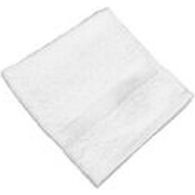 MONARCH BRANDS ADML-1212-1 Admiral™ Hospitality Standard Washcloth, 12" x 12", White, 300 Towels image.