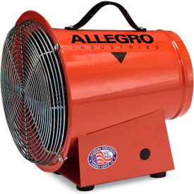 Allegro Industries Axial Explosion Proof Blower, 890 CFM, 1/3 HP