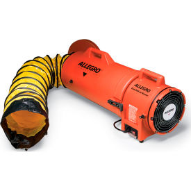 Allegro 9533-50 8 Inch  Axial AC Plastic Blower w/ Canister & 50' Ducting