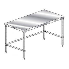 Aero Manufacturing Co. 4TGX-3672 Aero Manufacturing 430 Stainless Steel Table, 72 x 36", 16 Gauge image.