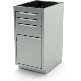 Aero Manufacturing Co. BC-2700 AERO Stainless Steel Base Cabinet BC-2700, 4 Drawers, 18"W x 21"D x 36"H image.