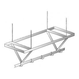 Aero Manufacturing Co. CPS-48 Aero Manufacturing CPS-48 48"W x 24"D SS NSF Ceiling Mount Pot Rack  image.
