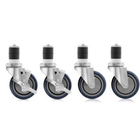 Aero Manufacturing Co. T-128G Aero Manufacturing T-128 Set Of 4 Heavy Duty Caster for Stainless Steel Worktables image.