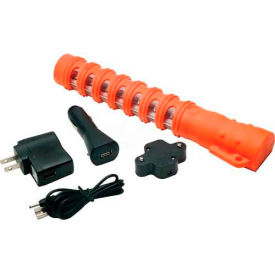 Aervoe-Pacific 1155****** LED Baton Road Flare Safety Orange Housing - Single Pack with Red LEDs image.