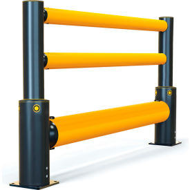 A-SAFE iFlex Single Traffic Guardrail+ Kit 6'L Yellow/Black