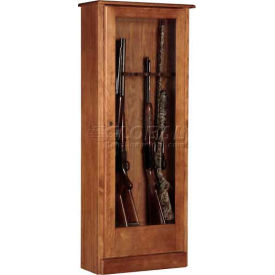 American Furniture Classics 724-10 American Furniture Classics 724-10 Wood Gun Storage Cabinet, 10 Long Guns image.