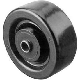 Wheel, 3", 3/8"Id, W/Bushing, Blk view 2