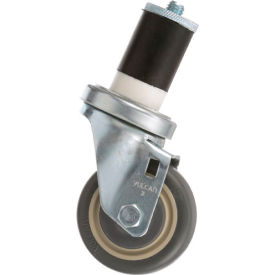 Swivel Stem Caster 3" W 1-5/8" Od Tubing view 2