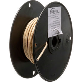 Allpoints 38-1296 High Temperature Wire; #12 Gauge; Stranded MG; Tan; 50' Roll