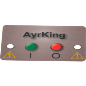 Allpoints 8012730 Sticker, Mylar Ctrl Brd For Ayrking Corporation