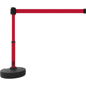 Banner Stakes PL4099 Banner Stakes PLUS Barrier Set, 22"-42" Red Post, 15 Red Belt image.