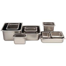 Alegacy Food Service Products Group, Inc 22122STP Alegacy 22122STP - 4.5 Qt. 1/2 Size Steam Table Pan Anti-Jam, 22 Ga. image.