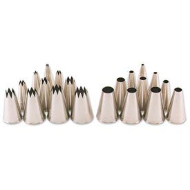 Alegacy 5041T - Open Star #1 Stainless Steel Pastry Tubes
