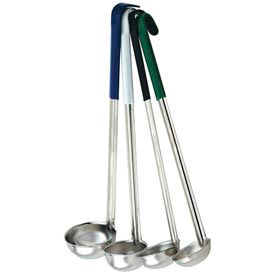 Alegacy 884112WH - Stainless Steel 1-1/2 Oz. Ladle, Optima Line, White Handle - Pkg Qty 12 Alegacy 884112WH - Stainless Steel 1-1/2 Oz. Ladle, Optima Line, White Handle - Pkg Qty 12