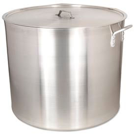 Alegacy Food Service Products Group, Inc AP100WC Alegacy AP100WC - 100 Qt. Heavy Duty Aluminum Stock Pot w/ Cover image.
