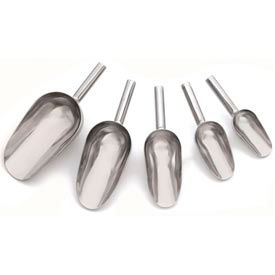 Alegacy Food Service Products Group, Inc SS100015 Alegacy SS100015 - 8 Oz. Stainless Steel Scoops image.