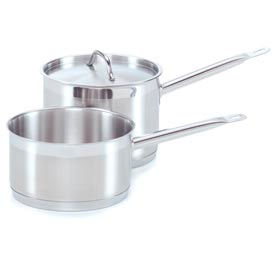 Alegacy Food Service Products Group, Inc SSSP7 Alegacy SSSP7 - 18/8 Stainless Steel Sauce Pan w/ Cover & Helper Handle 7.6 Qt. image.