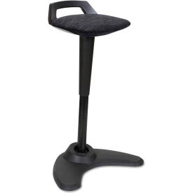 Alera Furniture AE35PSBK Alera® Sit-Stand Perch Stool - Black with Black Base - AdaptivErgo Series image.