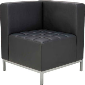 Alera Furniture QB8016 Alera® Corner Sectional Seating - 26-3/8" x 26-3/8" x 30-1/2" - Black - QUB Series image.