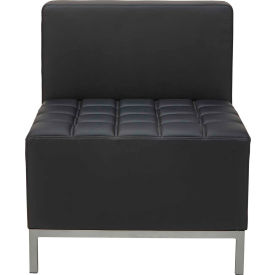 Alera Furniture QB8116 Alera® Armless Sectional Seating - 26-3/8" x 26-3/8" x 30-1/2" - Black - QUB Series image.