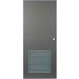 CECO Hollow Steel Security Door 36""W X 80""H 24""W X 24""H Louver Mortise Prep SteelCraft Hinge