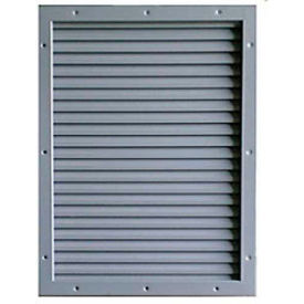 Assa Abloy Sales & Marketing Group Inc. LV-IY-G12X12 CECO Door Louver Kit, Galvannealed Steel, 12"W X 12"H image.