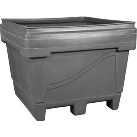Snyder Industries Inc 1944200M98001 Snyder Armor Bin 2036 - 2000 Lbs. Capacity 48"L x 44"W x 36"H, Molded Base, Gray image.