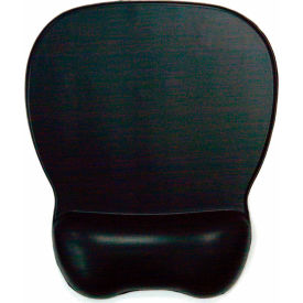 Aidata GL100M Aidata GL100M Soft Skin Gel Mouse Pad with Wrist Rest, Black image.