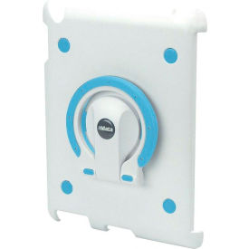 Aidata ISP202WN SpinStand Multifunction Stand for iPad 2, White Shell with White and Blue Ring