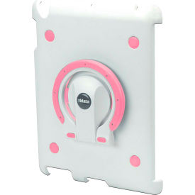 Aidata ISP202WP Aidata ISP202WP SpinStand Multifunction Stand for iPad 2, White Shell with White and Pink Ring image.
