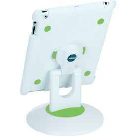 Aidata ISP203WW SpinStation Multifunction Stand for iPad 2, White Shell with White and Green Base Aidata ISP203WW SpinStation Multifunction Stand for iPad 2, White Shell with White and Green Base