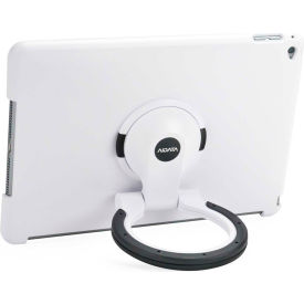 Aidata ISP602WB SpinStand for iPad Air 2, White Shell with White and Black Ring