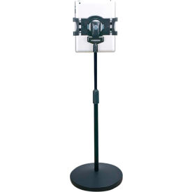 Aidata US-5006W Universal Tablet Weighted Base Floor Stand, Black