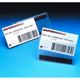 Aigner Index Inc APXT46M Label Holders, 4" x 6", Clear, Magnetic - Top Load (50 pcs/pkg) image.