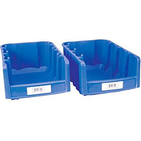 Aigner Index Inc BB-1754 Aigner Bin Buddy BB-1754 Adhesive Label Holder (Top/Bottom Insert)1-3/4" x 4" for Bins - Pack of 25 image.