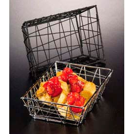 American Metalcraft BZZ59C - Zorro Basket, 9 x 6 x 2-1/2, Rectangle, Chrome