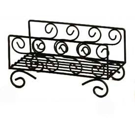 American Metalcraft NDSS95 - Napkin Basket, 8-3/4 x 5 x 4-1/2, Black Swirl Design American Metalcraft NDSS95 - Napkin Basket, 8-3/4 x 5 x 4-1/2, Black Swirl Design
