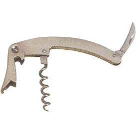 American Metalcraft WCS137 - Deluxe Waiter's Cork Screw, With Bottle Opener & Curved Knife