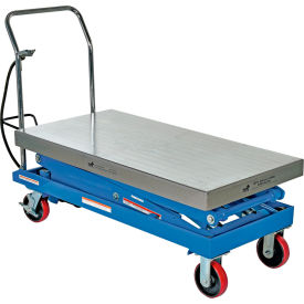 Pneumatic-Hydraulic Mobile Scissor Lift Table AIR-1500-D 1500 Lb. Cap.